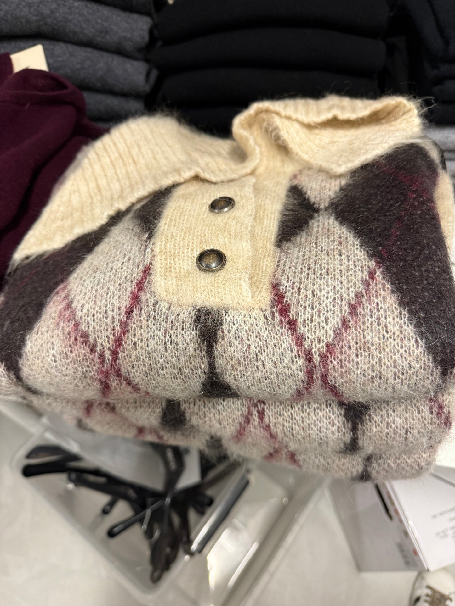 Pullover Polo Rombi