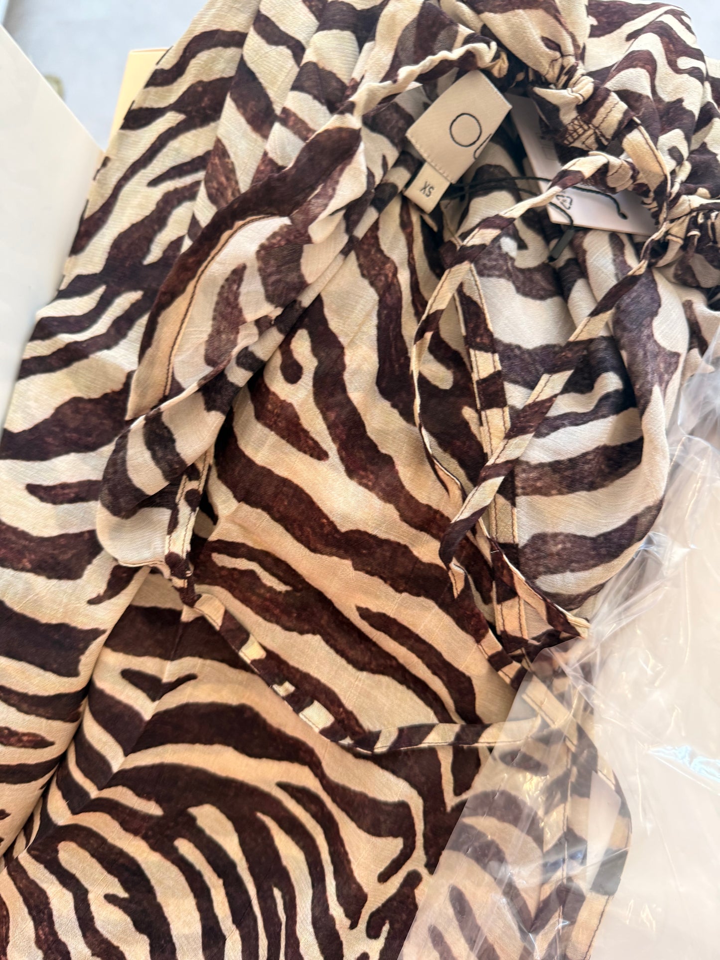 Beach Dress Maris Zebra