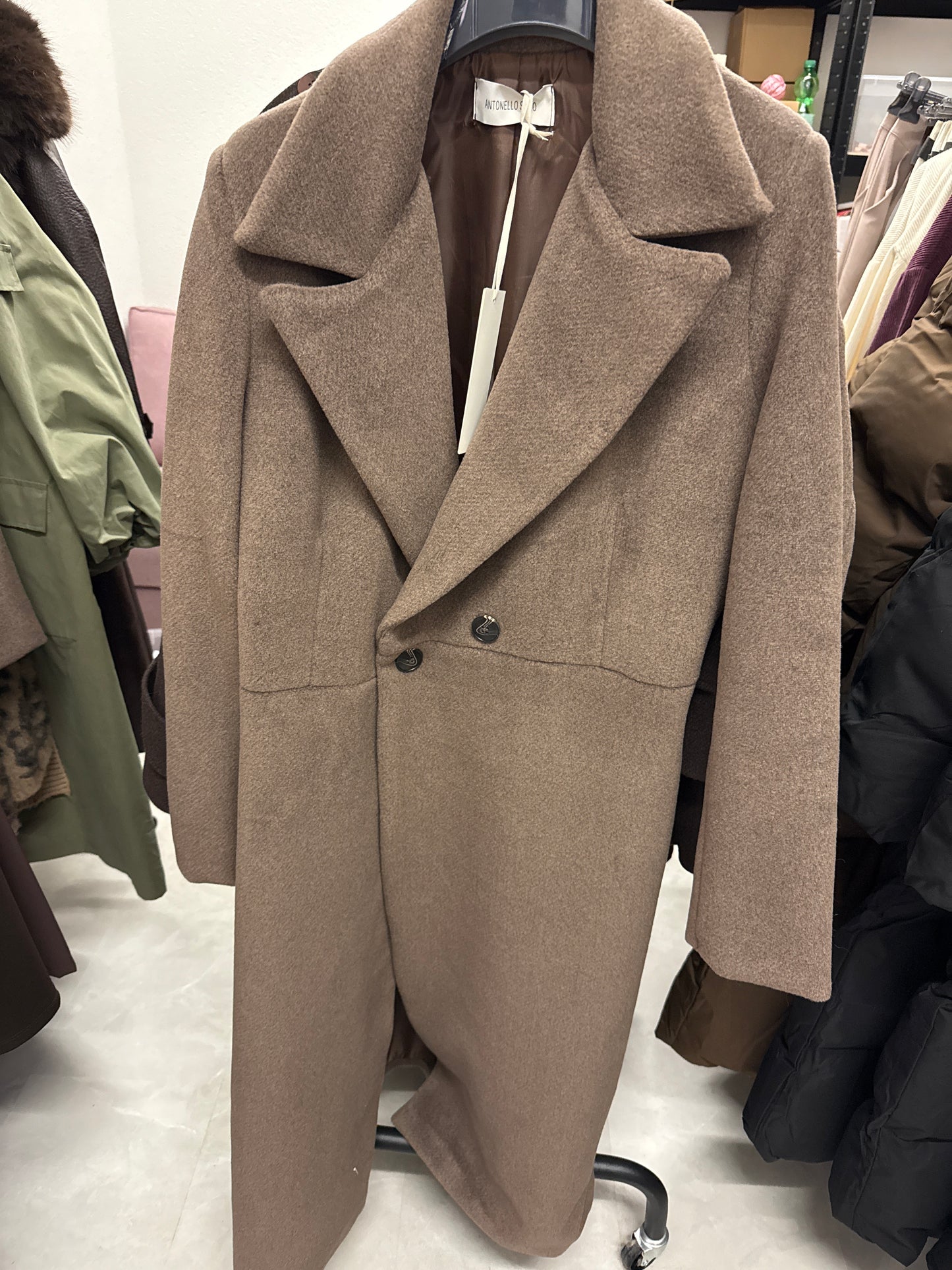 Mantel Cappotto taupe