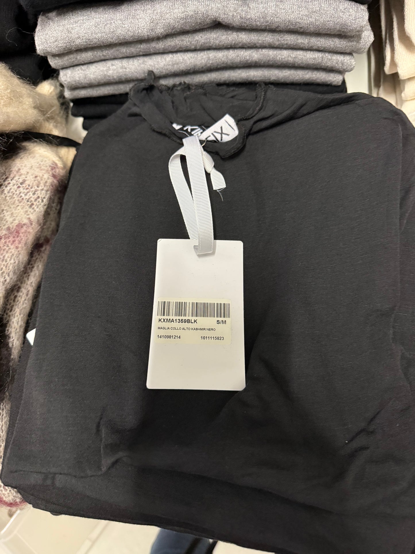Longshirt Maglia Kragen