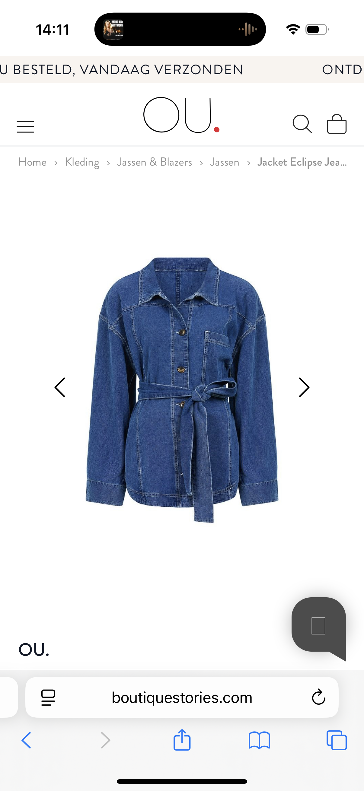 Jacket Eclipse Jean Blue