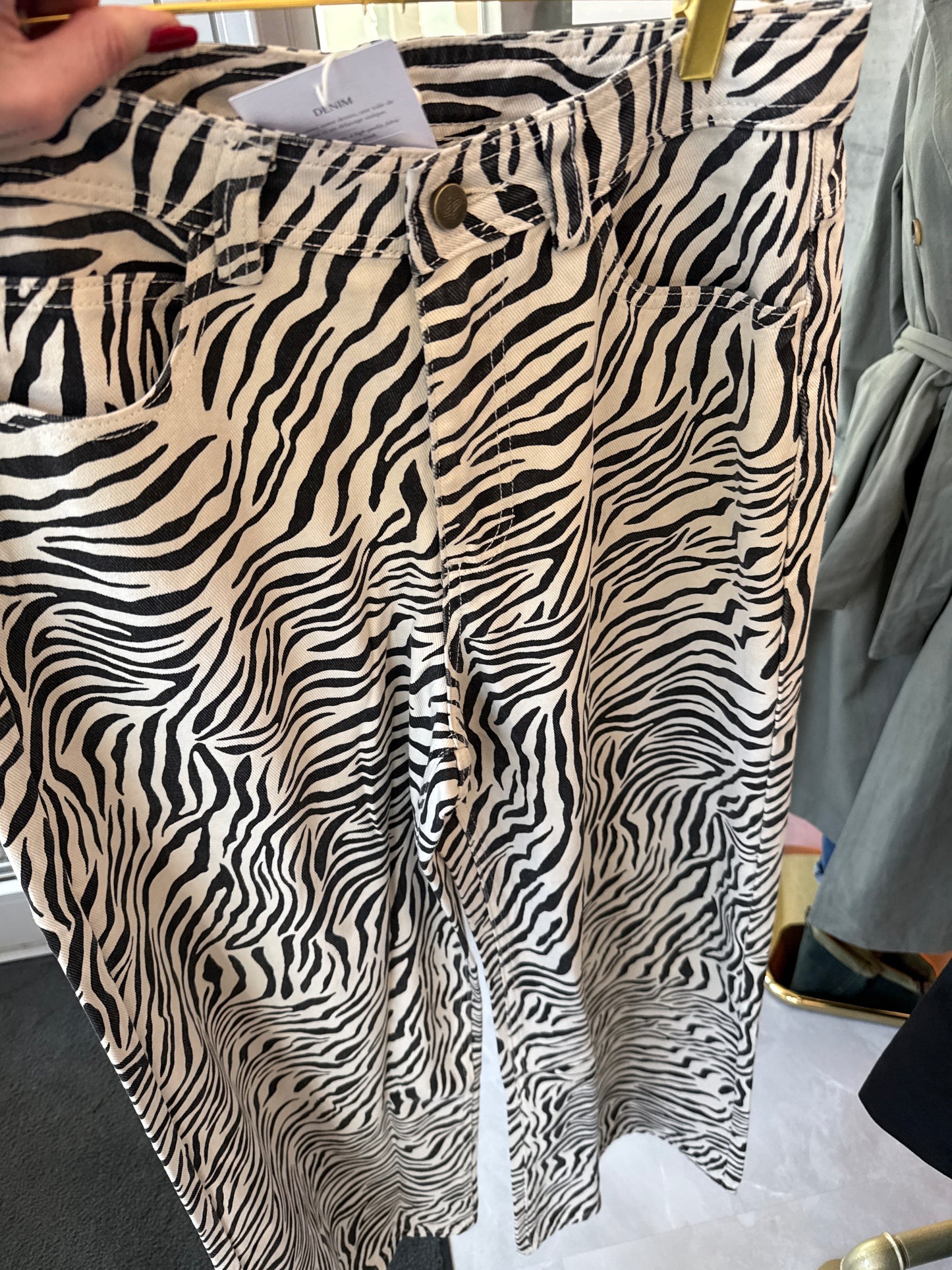 Jeans socca zebra