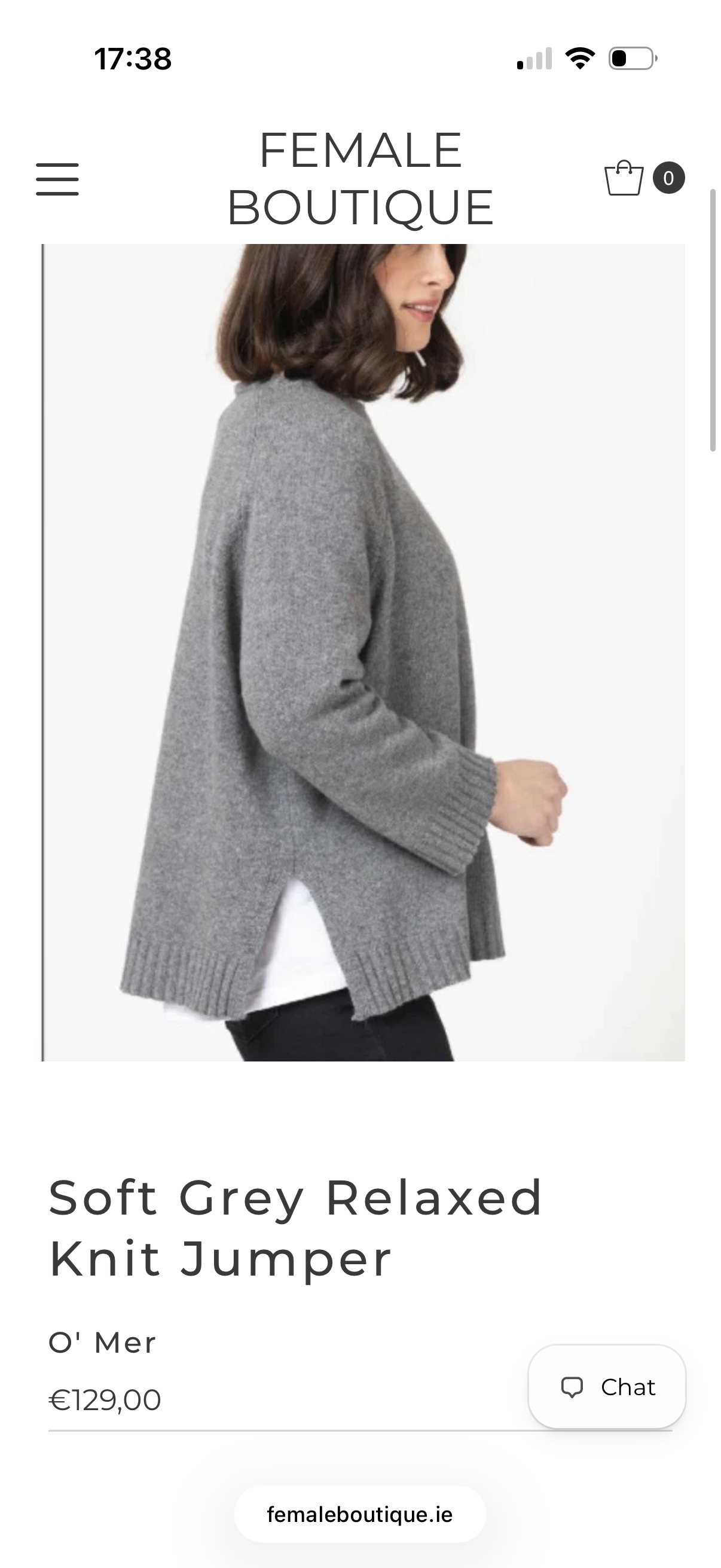 Pull gris Pullover