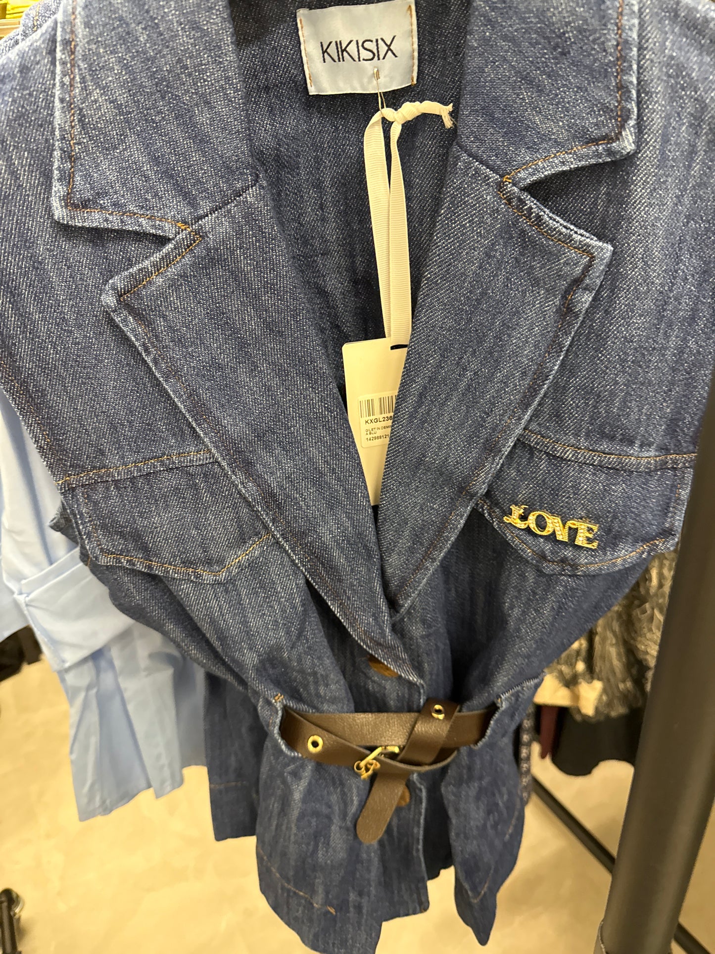 Gilet in denim