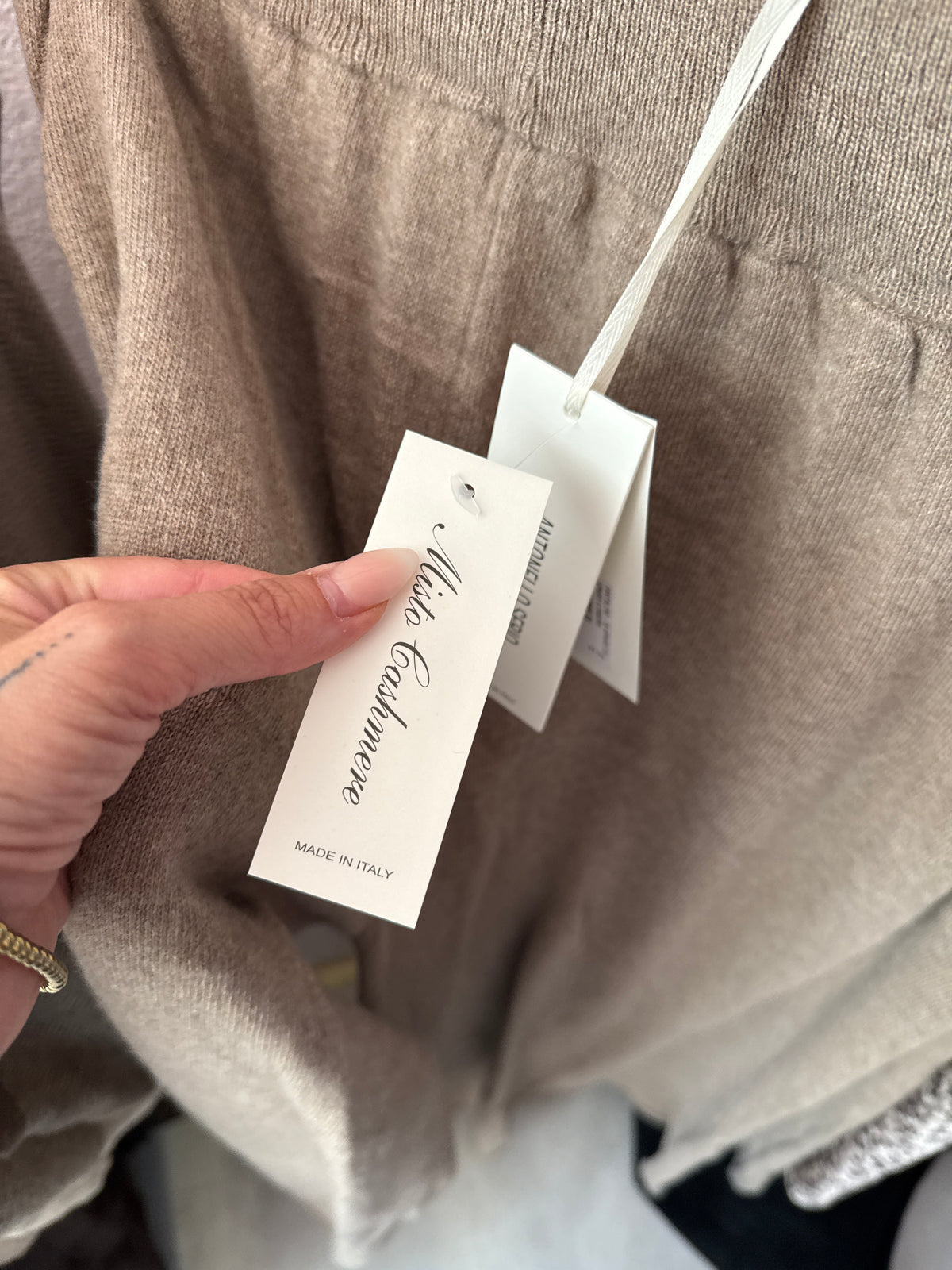 Pantalone Strick Cashmere Kaschmir