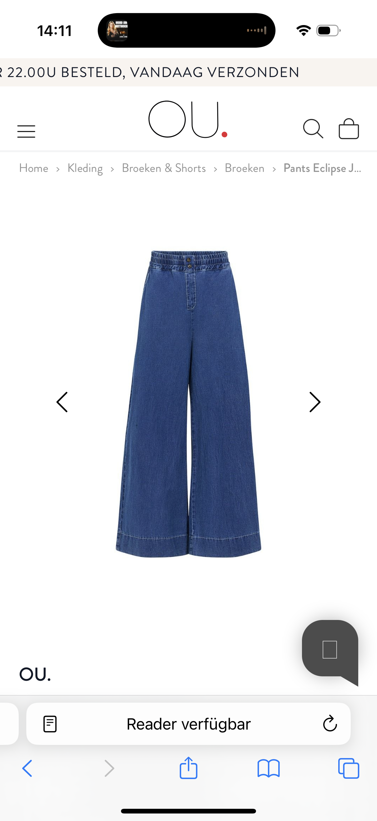 Pants Eclipse Jean Blue
