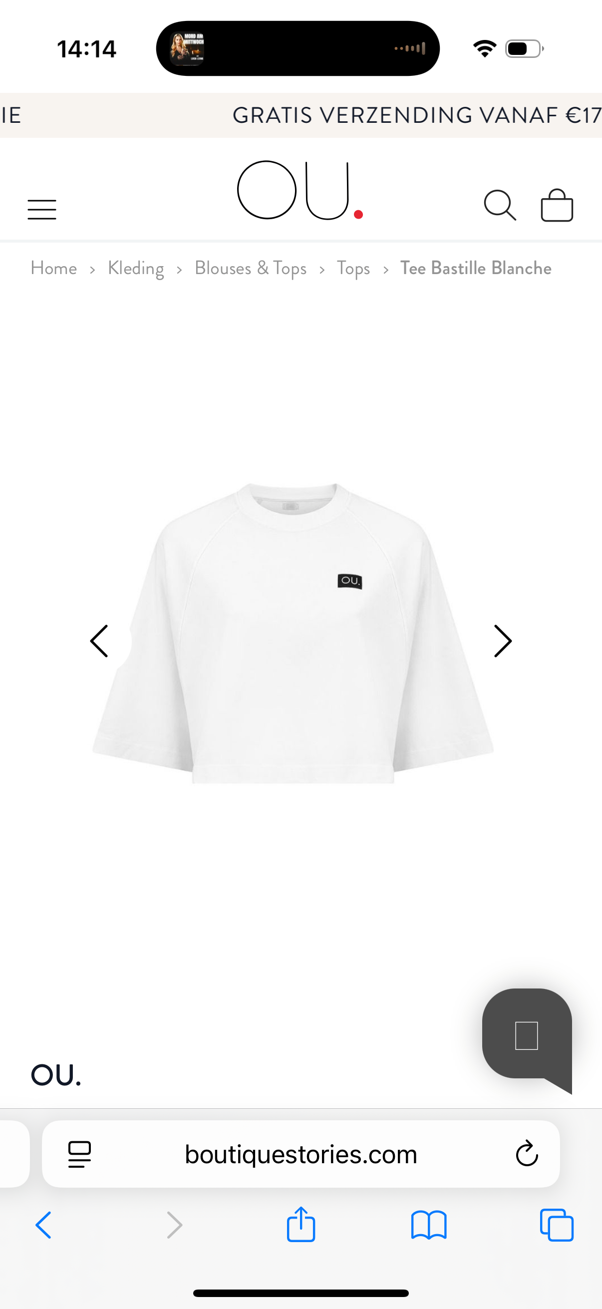 Tee Bastille Blanche