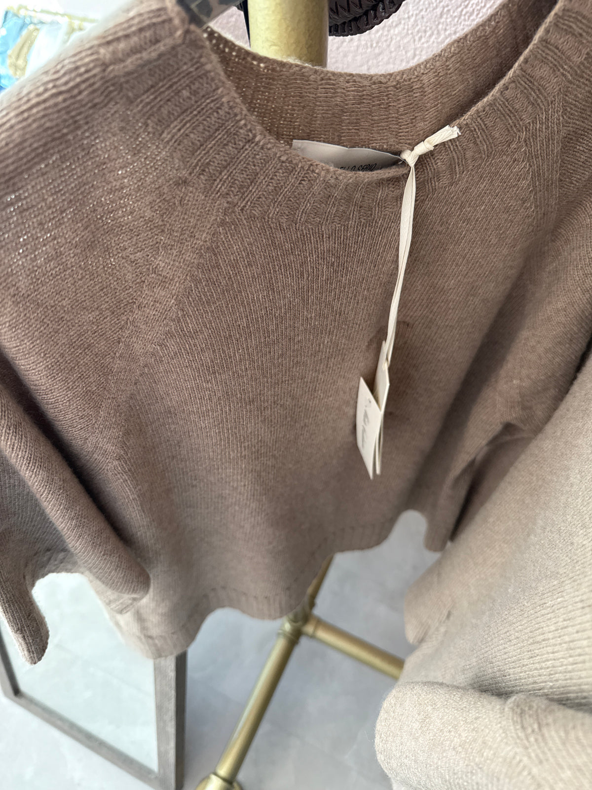 Maglia kurzarm Cashmere Kaschmir