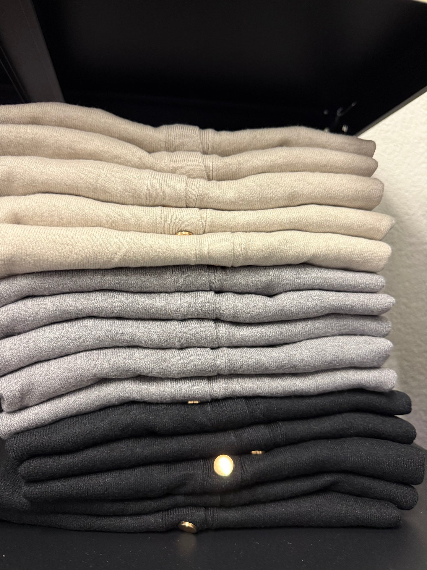 Cardigan paricollo