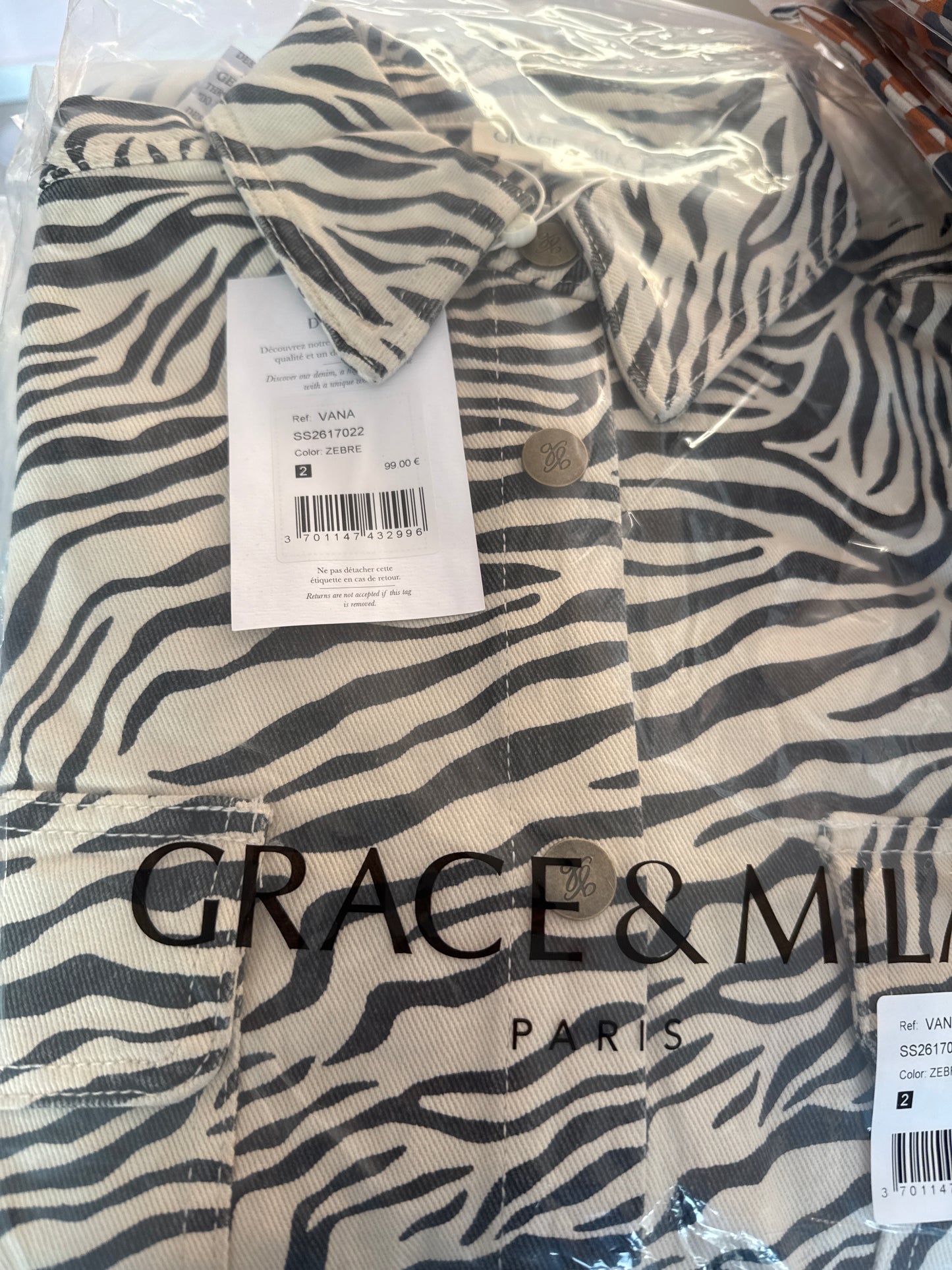 Jeansjacke Denim Vana Zebra