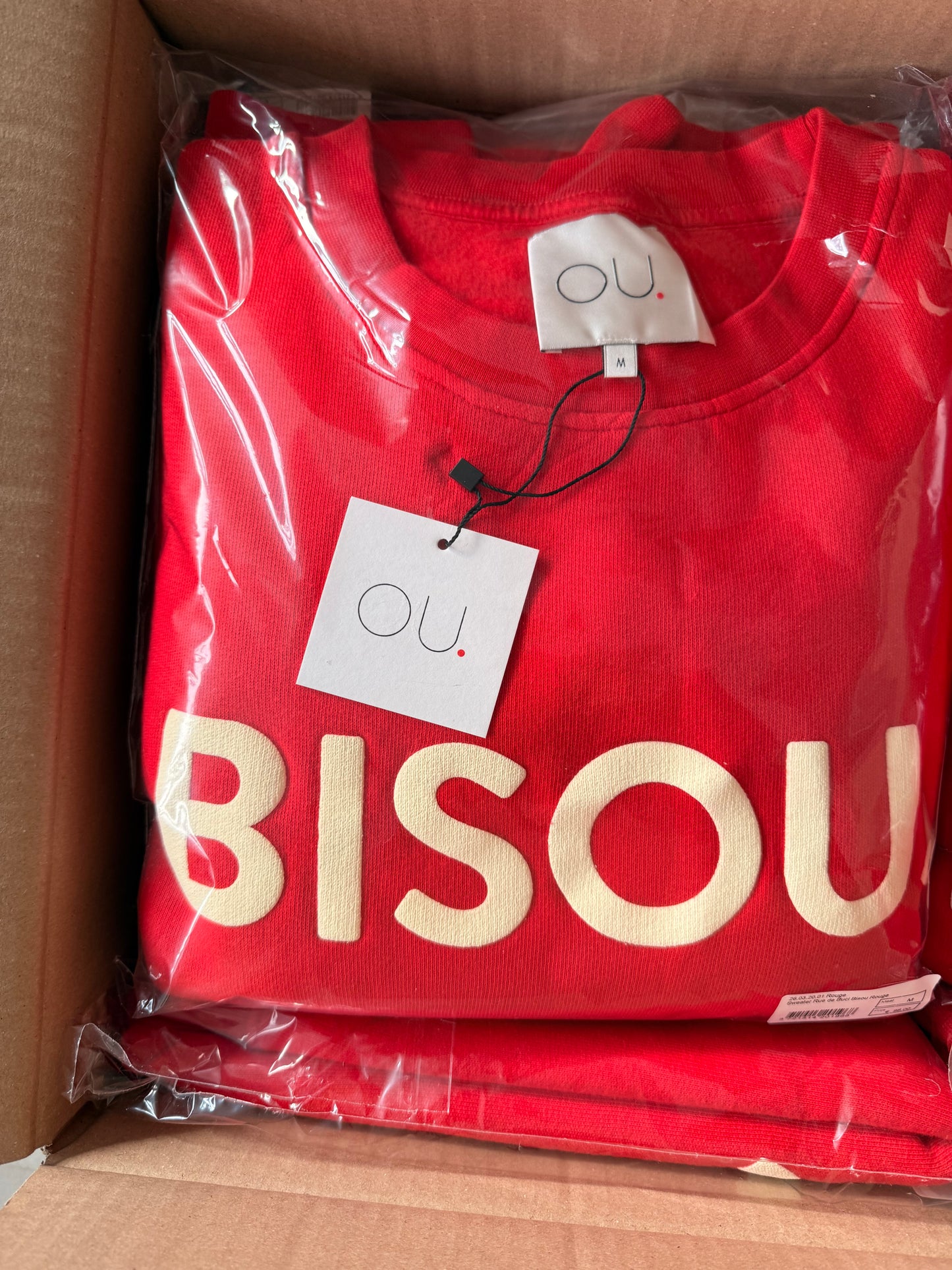 Sweater Bisou Rouge