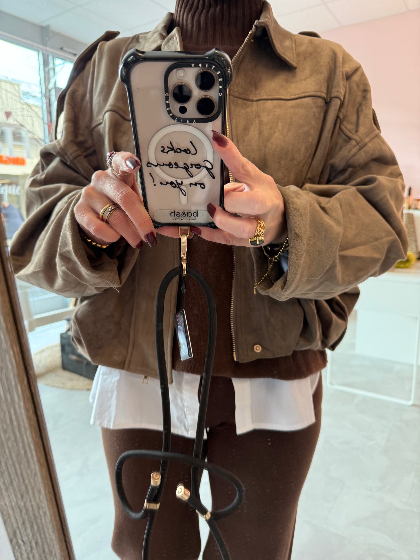 Jacke Veloursleder