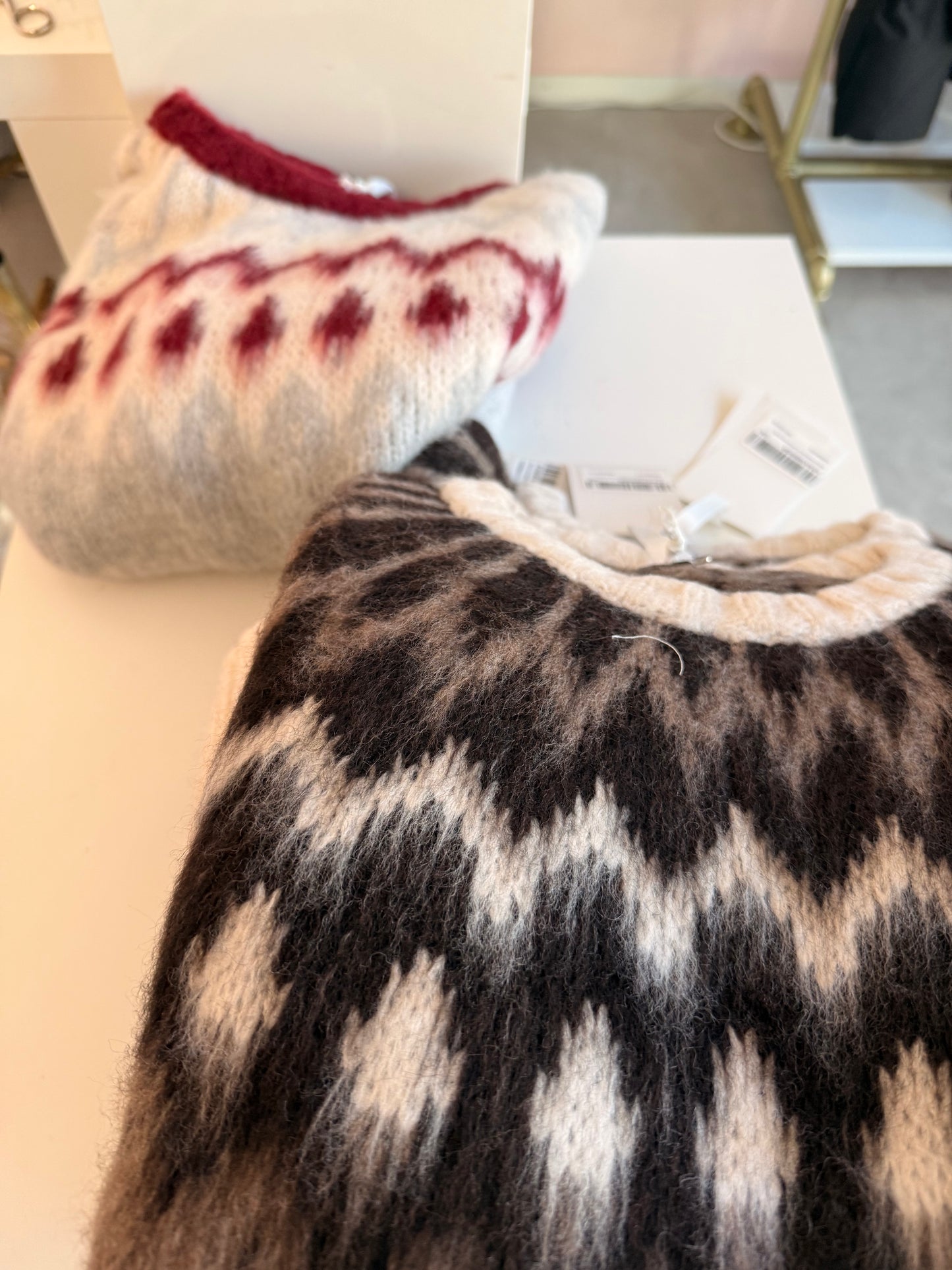 Maglia Jaquard Pullover