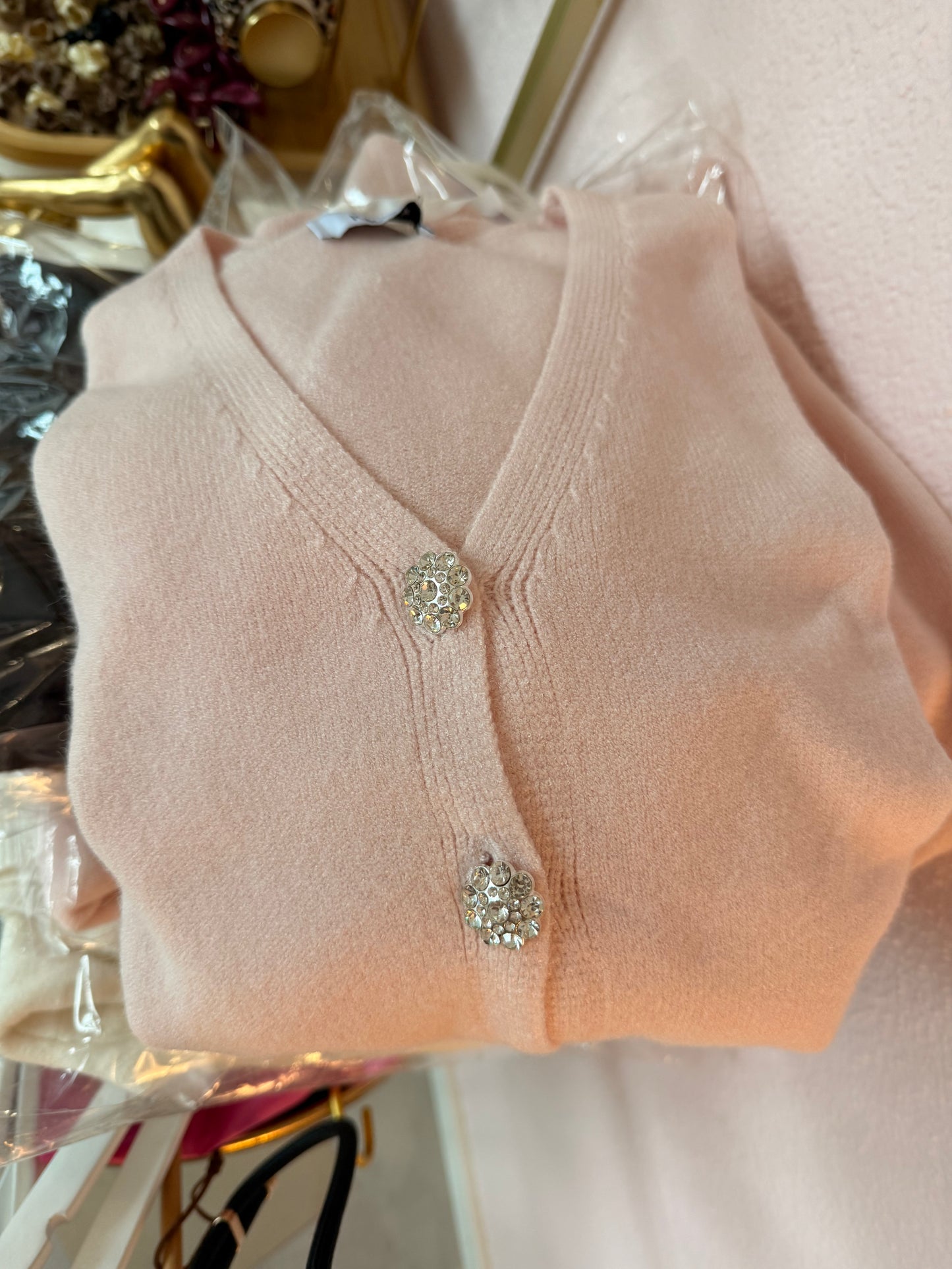 Cardigan con bottoni